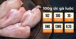 ảnh chụp màn hình 100g da gà bao nhiêu calo