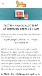ảnh chụp màn hình alo789 đá gà đăng nhập