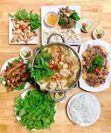ảnh chụp màn hình cách làm lẩu gà la é đà lạt