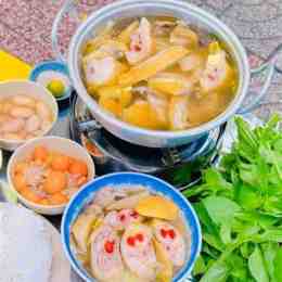 bài đánh giá về lẩu gà lá é dã chiến 3
