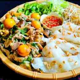 bánh cuốn lòng gà đà lạt