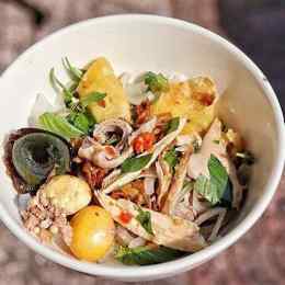 bánh ướt lòng gà nổi tiếng đà lạt