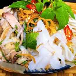 bánh ướt lòng gà ở đà lạt