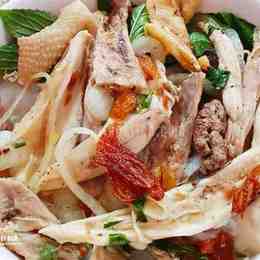 bánh ướt lòng gà thảo đà lạt