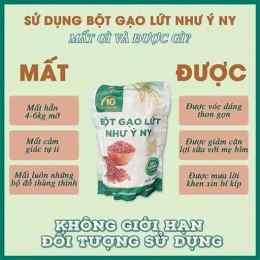bột cám gạo đắp mặt
