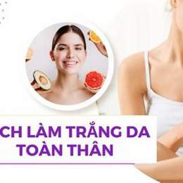 cách làm trắng da toàn thân bằng trứng gà