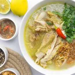 cách nấu cháo cối gà đá