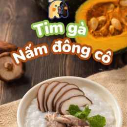 cháo gà thanh đạm