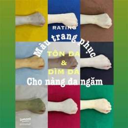 da ngăm mặc màu vàng gà con được không