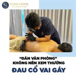 đau vai gáy dân văn phòng