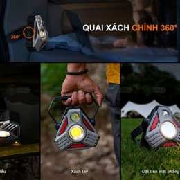 đèn ga cắm trại đa năng