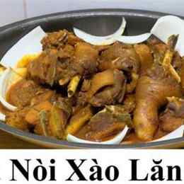 gà đá xào lăn miền tây