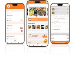 giao diện app ăn da gà có bị ho không