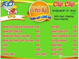 giao diện app bánh ướt lòng gà chip chip đà lạt