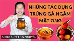 giao diện app cách làm trứng gà ngâm mật ong đẹp da