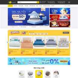 giao diện app chăn ga gối nệm đà lạt