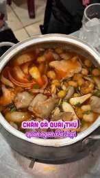 giao diện app chân gà quái thú ở đà lạt