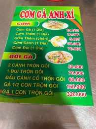 giao diện app cơm gà anh xí trần hưng đạo hội an đà nẵng