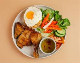 giao diện app cơm gà da giòn