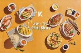 giao diện app cơm gà hải nam đà lạt