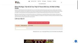 giao diện app đá gà c3 trận 31