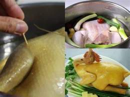 hướng dẫn sử dụng cách luộc gà cúng không bị nứt da