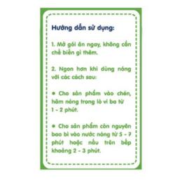 hướng dẫn sử dụng cháo gà đậu xanh