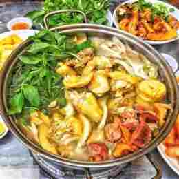 lẩu gà đà lạt