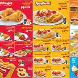 menu gà rán jollibee đà nẵng