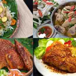 món ngon từ gà đá