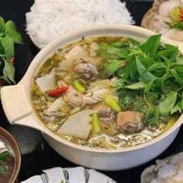 nấu gà lá é đà lạt