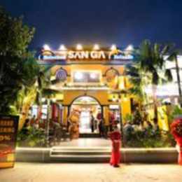nhà hàng sân ga - khu đảo xanh đà nẵng