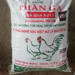 phân gà đã qua xử lý