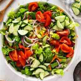 salad đậu gà healthy