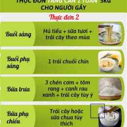 tăng cân dành cho người gầy