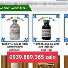 thuốc thoa cựa gà đá