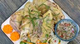 tính năng nổi bật cách làm gà hấp muối da giòn