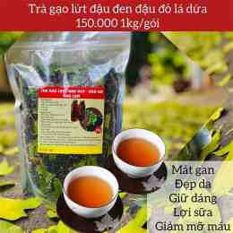 trà gạo lứt đậu đen rang