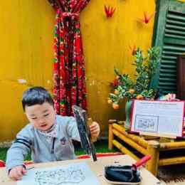 tranh đông hồ gà đàn