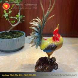 tượng gà trống bằng đá