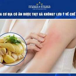 viêm da cơ địa ăn thịt gà được không